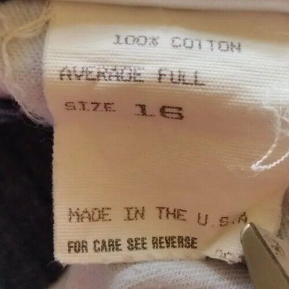 Carriage Court Jeans Womens 16 Straight Leg Pleated Front Striped Vintage - Picture 7 of 11